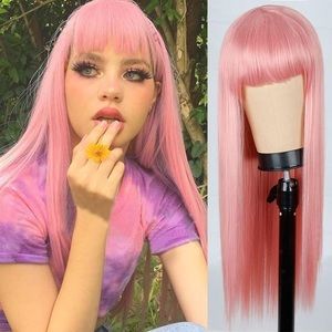 Cosplay Pink wig (Never Worn)